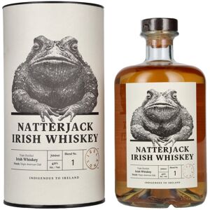 Natterjack Whiskey Natterjack Irish Whiskey 40% Vol. 0,7l en boîte cadeau - Publicité Natterjack Whiskey Natterjack Irish Whiskey 40% Vol. 0,7l en boîte cadeau - Publicité