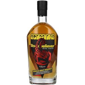 St. Kilian SCORPIONS ROCK BELIEVER Single Malt Whisky 47% Vol. 0,7l - Publicité St. Kilian SCORPIONS ROCK BELIEVER Single Malt Whisky 47% Vol. 0,7l - Publicité