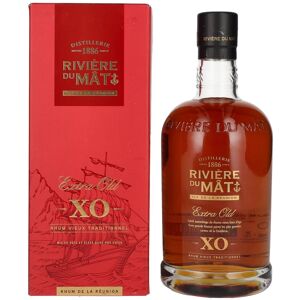 Rivière Du Mat Rhum Vieux Traditionnel XO 42% Vol. 0,7l en boîte cadeau - Publicité Rivière Du Mat Rhum Vieux Traditionnel XO 42% Vol. 0,7l en boîte cadeau - Publicité