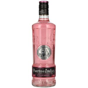 Puerto de Indias Gin Fraise - Gin Espagnol Premium aux Fraises andalouses - Publicité Puerto de Indias Gin Fraise - Gin Espagnol Premium aux Fraises andalouses - Publicité