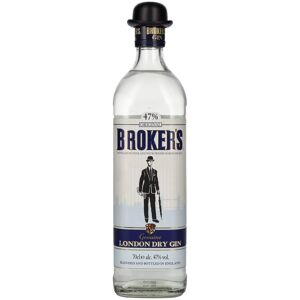 Broker's Premium London Dry Gin - 47% Vol. 0,7l - Gin - Publicité Broker's Premium London Dry Gin - 47% Vol. 0,7l - Gin - Publicité