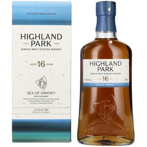 Whisky Highland Park Highland Park 16 Years Old SEA OF ORKNEY Single Malt Scotch Whisky 44,5% Vol. 0,7l en boîte cadeau - Publicité Whisky Highland Park Highland Park 16 Years Old SEA OF ORKNEY Single Malt Scotch Whisky 44,5% Vol. 0,7l en boîte cadeau - Publicité