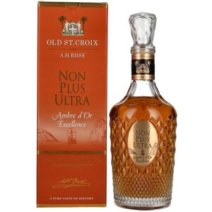 Old St. Croix A.H. Riise NON PLUS ULTRA Ambre d'Or Excellence 42% Vol. 0,7l en boîte cadeau - Publicité Old St. Croix A.H. Riise NON PLUS ULTRA Ambre d'Or Excellence 42% Vol. 0,7l en boîte cadeau - Publicité