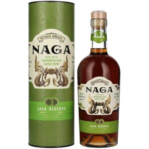 Naga Rum Naga JAVA RESERVE Double Cask Aged 40% Vol. 0,7l en boîte cadeau - Publicité Naga Rum Naga JAVA RESERVE Double Cask Aged 40% Vol. 0,7l en boîte cadeau - Publicité