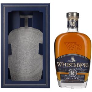 WhistlePig Whiskey WhistlePig 15 Years Old ESTATE OAK RYE Whiskey 46% Vol. 0,7l en boîte cadeau - Publicité WhistlePig Whiskey WhistlePig 15 Years Old ESTATE OAK RYE Whiskey 46% Vol. 0,7l en boîte cadeau - Publicité