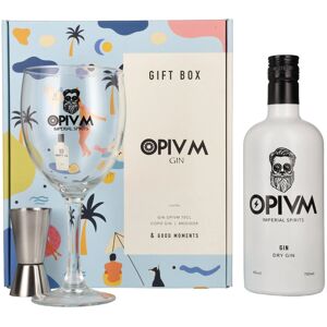 Gin Opivm OPIVM Imperial Spirits Dry Gin 40% Vol. 0,7l en boîte cadeau avec Verre & Messbecher - Publicité Gin Opivm OPIVM Imperial Spirits Dry Gin 40% Vol. 0,7l en boîte cadeau avec Verre & Messbecher - Publicité