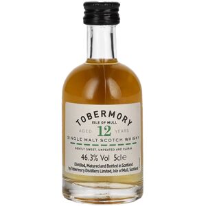 Whisky Tobermory Tobermory 12 Years Old Single Malt Scotch Whisky 46,3% Vol. 0,05l - Publicité Whisky Tobermory Tobermory 12 Years Old Single Malt Scotch Whisky 46,3% Vol. 0,05l - Publicité