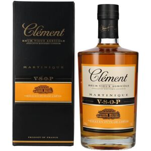 Clément Rhum Vieux Agricole V.S.O.P. VIEILLI EN FÛTS DE CHÊNE 40% Vol. 0,7l en boîte cadeau - Publicité Clément Rhum Vieux Agricole V.S.O.P. VIEILLI EN FÛTS DE CHÊNE 40% Vol. 0,7l en boîte cadeau - Publicité