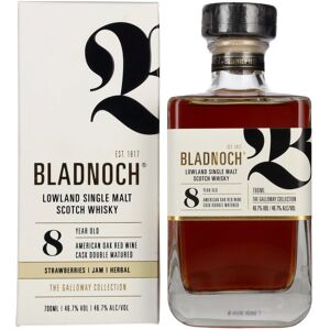 Whisky Bladnoch Bladnoch 8 Years Old Lowland Single Malt American Red Wine Cask 46,7% Vol. 0,7l en boîte cadeau - Publicité Whisky Bladnoch Bladnoch 8 Years Old Lowland Single Malt American Red Wine Cask 46,7% Vol. 0,7l en boîte cadeau - Publicité