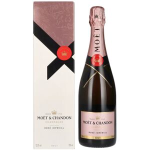 Champagne Moët Moët & Chandon Champagne ROSÉ IMPÉRIAL Brut 12,5% Vol. 0,75l en boîte cadeau - Publicité Champagne Moët Moët & Chandon Champagne ROSÉ IMPÉRIAL Brut 12,5% Vol. 0,75l en boîte cadeau - Publicité
