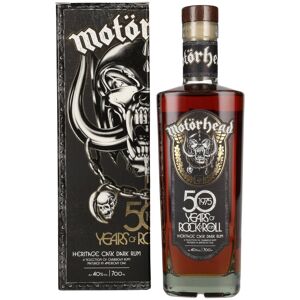 Esprits Motörhead Motörhead 50 Years of Rock & Roll Heritage Cask Dark Rum 40% Vol. 0,7l en boîte cadeau - Publicité Esprits Motörhead Motörhead 50 Years of Rock & Roll Heritage Cask Dark Rum 40% Vol. 0,7l en boîte cadeau - Publicité