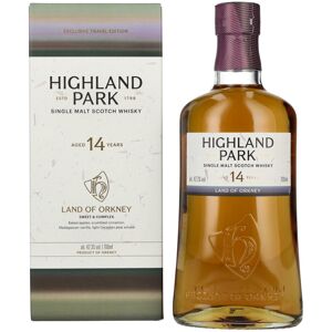Whisky Highland Park Highland Park 14 Years Old LAND OF ORKNEY Single Malt Scotch Whisky 42,3% Vol. 0,7l en boîte cadeau - Publicité Whisky Highland Park Highland Park 14 Years Old LAND OF ORKNEY Single Malt Scotch Whisky 42,3% Vol. 0,7l en boîte cadeau - Publicité