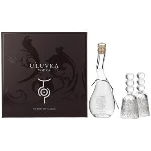 U'Luvka Vodka 40% Vol. 0,1l en coffret cadeau avec 2 verres - Vodka - Publicité U'Luvka Vodka 40% Vol. 0,1l en coffret cadeau avec 2 verres - Vodka - Publicité