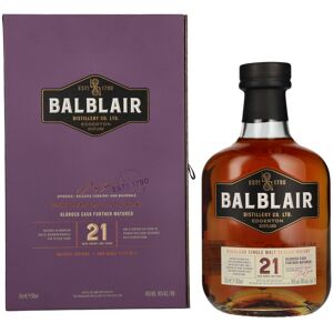BALBLAIR 21 Ans Sans Alcool - Whisky Single Malt - Publicité BALBLAIR 21 Ans Sans Alcool - Whisky Single Malt - Publicité