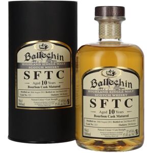 Whisky Edradour Edradour Ballechin SFTC 10 Years Old Bourbon Cask Matured 2011 57,4% Vol. 0,5l en boîte cadeau - Publicité Whisky Edradour Edradour Ballechin SFTC 10 Years Old Bourbon Cask Matured 2011 57,4% Vol. 0,5l en boîte cadeau - Publicité