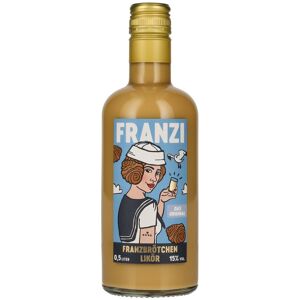 Franzi Likör Franzi Franzbrötchen Likör 15% Vol. 0,5l - Publicité Franzi Likör Franzi Franzbrötchen Likör 15% Vol. 0,5l - Publicité