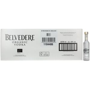 Vodka Belvedere Belvedere Organic Vodka 40% Vol. 60x0,05l - Publicité Vodka Belvedere Belvedere Organic Vodka 40% Vol. 60x0,05l - Publicité