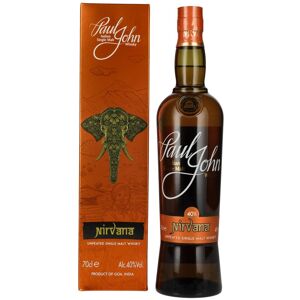 Paul John Whisky Paul John NIRVANA Indian Single Malt Whisky 40% Vol. 0,7l en boîte cadeau - Publicité Paul John Whisky Paul John NIRVANA Indian Single Malt Whisky 40% Vol. 0,7l en boîte cadeau - Publicité