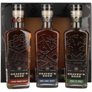 Whisky de la porte du paradis Heaven's Door Trilogy Collection Gift Set 47,3% Vol. 3x0,2l - Publicité Whisky de la porte du paradis Heaven's Door Trilogy Collection Gift Set 47,3% Vol. 3x0,2l - Publicité