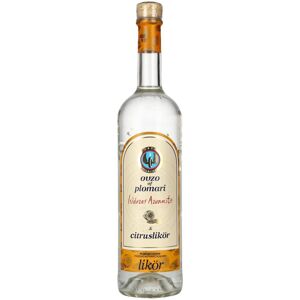 Ouzo Plomari Citruslikör 34% Vol. 0,7l - Publicité Ouzo Plomari Citruslikör 34% Vol. 0,7l - Publicité
