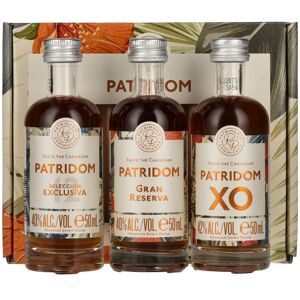 Patridom Ron Patridom Taste the Caribbean Set 40,7% Vol. 3x0,05l - Publicité Patridom Ron Patridom Taste the Caribbean Set 40,7% Vol. 3x0,05l - Publicité