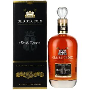 Old St. Croix A.H. Riise FAMILY RESERVE Superior Spirit Drink 42% Vol. 0,7l en boîte cadeau - Publicité Old St. Croix A.H. Riise FAMILY RESERVE Superior Spirit Drink 42% Vol. 0,7l en boîte cadeau - Publicité