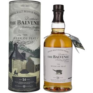 Le whisky Balvenie The Balvenie 14 Years Old The WEEK OF PEAT 48,3% Vol. 0,7l en boîte cadeau - Publicité Le whisky Balvenie The Balvenie 14 Years Old The WEEK OF PEAT 48,3% Vol. 0,7l en boîte cadeau - Publicité