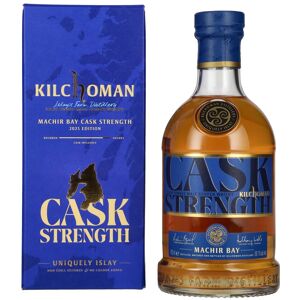 Kilchoman MACHIR BAY Cask Strength Islay Single Malt Scotch Whisky Edition 2025 58,1% Vol. 0,7l en boîte cadeau - Publicité Kilchoman MACHIR BAY Cask Strength Islay Single Malt Scotch Whisky Edition 2025 58,1% Vol. 0,7l en boîte cadeau - Publicité