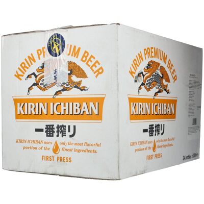 KIRIN ICHIBAN Japan's Premium Beer 5% Vol. 24x0,33l - Publicité KIRIN ICHIBAN Japan's Premium Beer 5% Vol. 24x0,33l - Publicité