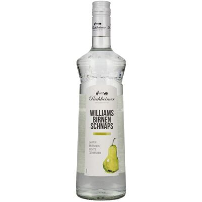Puchheimer Williamsbirnen Schnaps - Eau-de-vie de fruits - 35% Vol. - 1l - Publicité Puchheimer Williamsbirnen Schnaps - Eau-de-vie de fruits - 35% Vol. - 1l - Publicité
