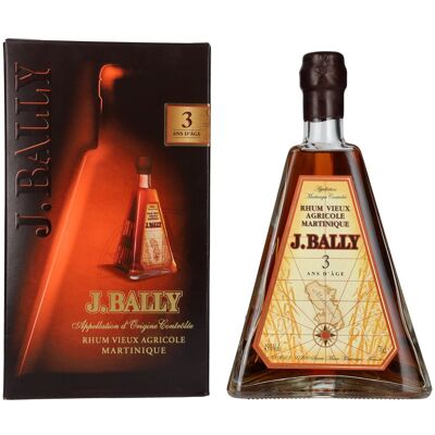 J. Bally Rhum Vieux Agricole Martinique 3 Ans D'Âge 45% Vol. 0,7l en boîte cadeau - Publicité J. Bally Rhum Vieux Agricole Martinique 3 Ans D'Âge 45% Vol. 0,7l en boîte cadeau - Publicité