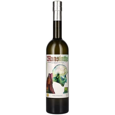 Mansinthe Absinthe - 66,6% d'alcool - Herbes authentiques - Traditionnel - Publicité Mansinthe Absinthe - 66,6% d'alcool - Herbes authentiques - Traditionnel - Publicité