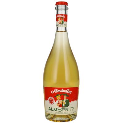 Almdudler Almspritz - Boisson aux herbes autrichiennes citron-lime - Publicité Almdudler Almspritz - Boisson aux herbes autrichiennes citron-lime - Publicité