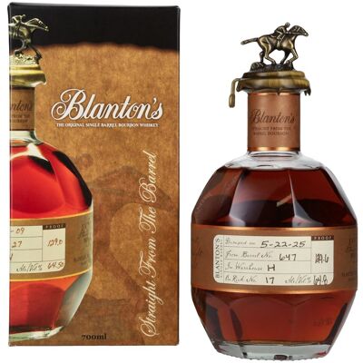 Blanton's Colonel Blanton's Bourbon en Fût - Whisky du Kentucky - Publicité Blanton's Colonel Blanton's Bourbon en Fût - Whisky du Kentucky - Publicité