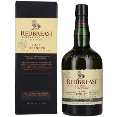 Redbreast 12 Years Old Single Pot Still CASK STRENGTH 57,5% Vol. 0,7l en boîte cadeau - Publicité Redbreast 12 Years Old Single Pot Still CASK STRENGTH 57,5% Vol. 0,7l en boîte cadeau - Publicité
