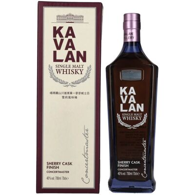 Whisky Kavalan Concertmaster Sherry Cask Finish - Whisky Monomalt - Publicité Whisky Kavalan Concertmaster Sherry Cask Finish - Whisky Monomalt - Publicité