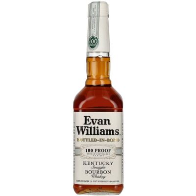 Evan Williams Bourbon Evan Williams BOTTLED-IN-BOND Kentucky Straight Bourbon Whiskey 50% Vol. 0,7l - Publicité Evan Williams Bourbon Evan Williams BOTTLED-IN-BOND Kentucky Straight Bourbon Whiskey 50% Vol. 0,7l - Publicité
