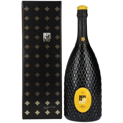Bepin De Eto Prosecco Superiore Extra Dry Millesimato DOCG 2024 11,5% Vol. 1,5l en boîte cadeau - Publicité Bepin De Eto Prosecco Superiore Extra Dry Millesimato DOCG 2024 11,5% Vol. 1,5l en boîte cadeau - Publicité
