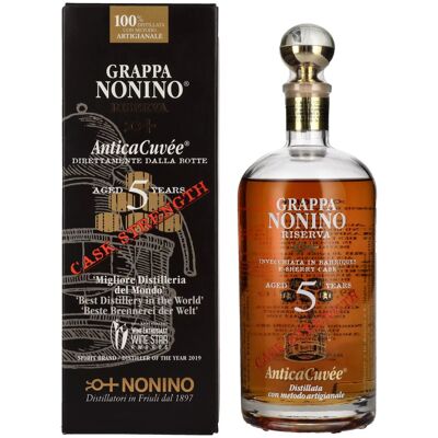 Nonino Antica Cuvée Cask Strength Grappa - Spiritueux italien premium - Publicité Nonino Antica Cuvée Cask Strength Grappa - Spiritueux italien premium - Publicité