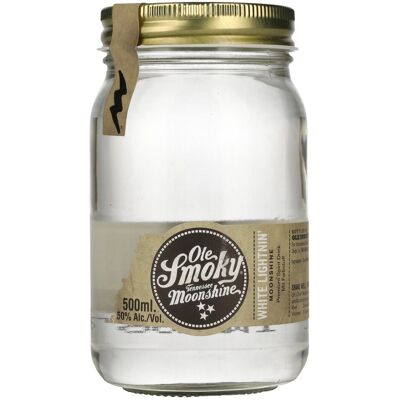 Ole Smoky Moonshine Ole Smoky Tennessee Moonshine WHITE LIGHTNIN' 50% Vol. 0,5l - Publicité Ole Smoky Moonshine Ole Smoky Tennessee Moonshine WHITE LIGHTNIN' 50% Vol. 0,5l - Publicité