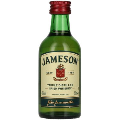 Jameson Irish Whiskey - Triple distillation - 0,05l - Publicité Jameson Irish Whiskey - Triple distillation - 0,05l - Publicité