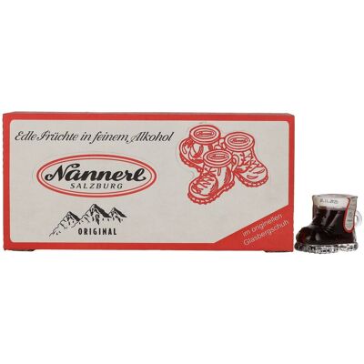 Nannerl Alpenfrüchtchen BERGSCHUH Himbeeren avec Himbeerlikör 18% Vol. 12x0,02l - Publicité Nannerl Alpenfrüchtchen BERGSCHUH Himbeeren avec Himbeerlikör 18% Vol. 12x0,02l - Publicité