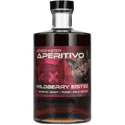L'Aperitivo Wildberry Eistee - BÖSER KATER - 15% d'alcool - Publicité L'Aperitivo Wildberry Eistee - BÖSER KATER - 15% d'alcool - Publicité
