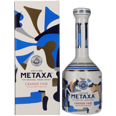 Metaxa Grande Fine Édition Collector - Cognac en bouteille en céramique - Publicité Metaxa Grande Fine Édition Collector - Cognac en bouteille en céramique - Publicité