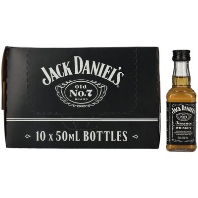 Jack Daniel's Tennessee Whiskey 40% Vol. 10x0,05l PET - Publicité Jack Daniel's Tennessee Whiskey 40% Vol. 10x0,05l PET - Publicité