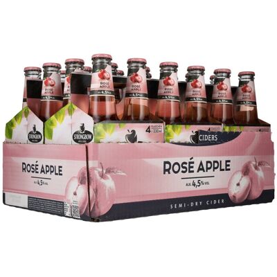 Strongbow Cider Rosé Apple 4,5% Vol. 6x4x0,33l - Publicité Strongbow Cider Rosé Apple 4,5% Vol. 6x4x0,33l - Publicité