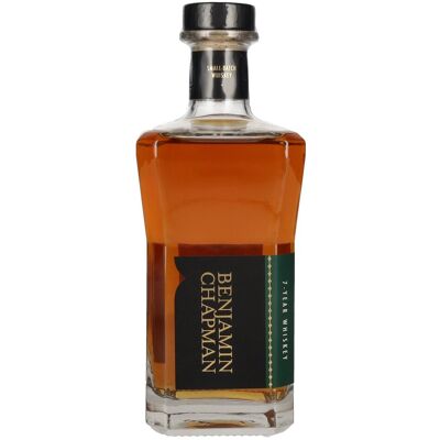 Benjamin Chapman 7 Years Old Small Batch Whiskey 45% Vol. 0,7l - Publicité Benjamin Chapman 7 Years Old Small Batch Whiskey 45% Vol. 0,7l - Publicité