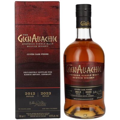 The GlenAllachie 10 Years Old Cuvée Cask Finish 2012 54,9% Vol. 0,7l en boîte cadeau - Publicité The GlenAllachie 10 Years Old Cuvée Cask Finish 2012 54,9% Vol. 0,7l en boîte cadeau - Publicité