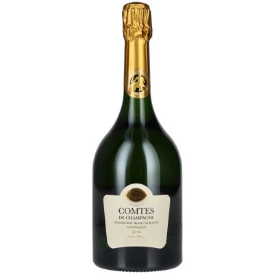 Champagne Taittinger Taittinger COMTES DE CHAMPAGNE Blanc de Blancs Brut 2014 12,5% Vol. 0,75l - Publicité Champagne Taittinger Taittinger COMTES DE CHAMPAGNE Blanc de Blancs Brut 2014 12,5% Vol. 0,75l - Publicité