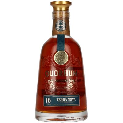 Ron Quorhum 16 Sistema Solera TERRA NOVA 40% Vol. 0,7l - Publicité Ron Quorhum 16 Sistema Solera TERRA NOVA 40% Vol. 0,7l - Publicité